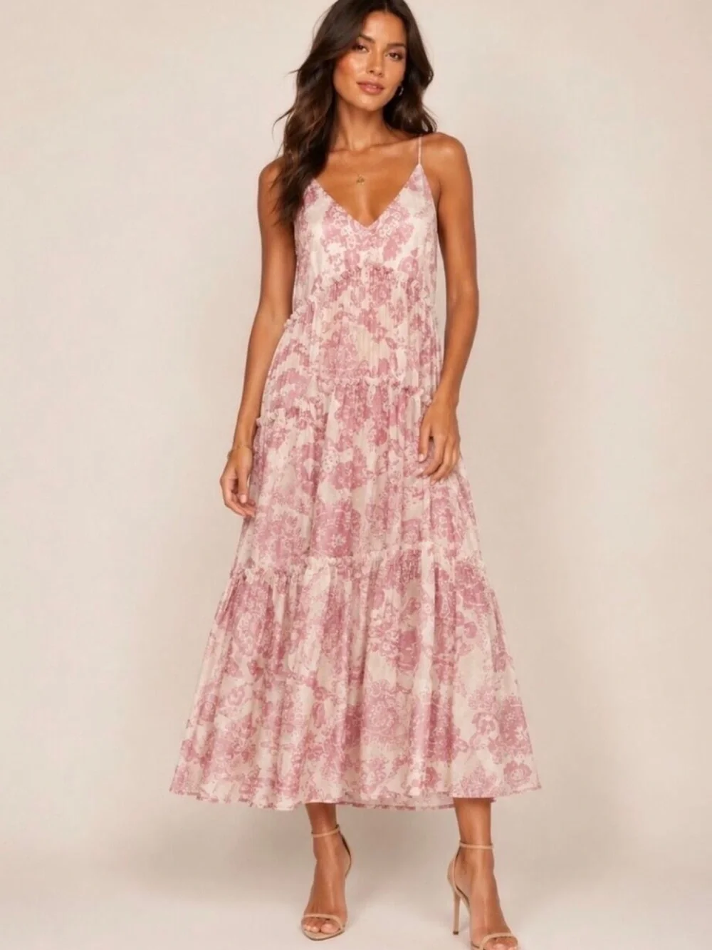 FREE PEOPLE Floral JULIANNA Maxi Dress small